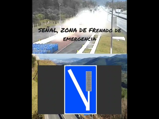 zona de frenado de emergencia señal