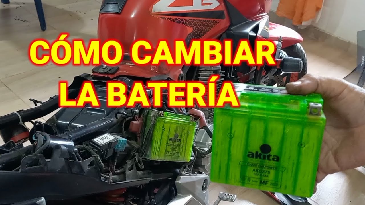 cada cuanto se cambia bateria de moto