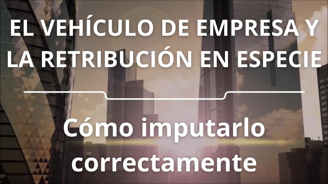 coche de empresa retribucion en especie