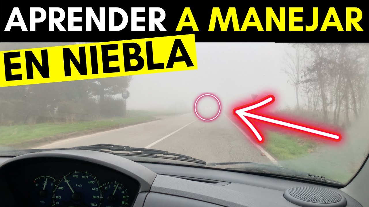 como saber si hay niebla en la carretera