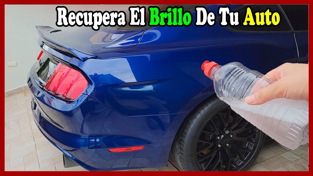 como sacarle brillo al auto en forma casera