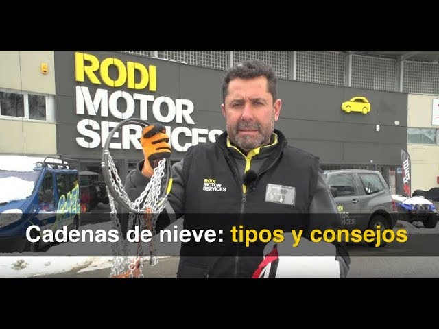 cuantas cadenas para nieve se necesitan