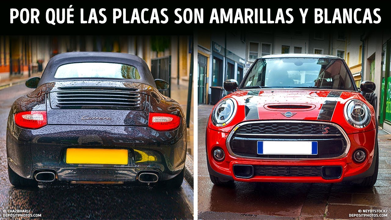 de donde son las matriculas amarillas
