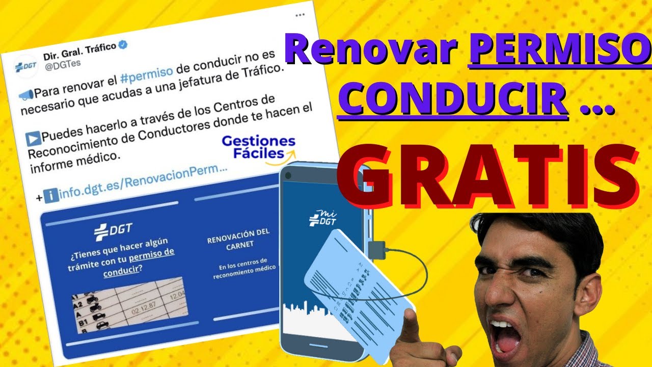 documentos necesarios para renovar el carnet de conducir