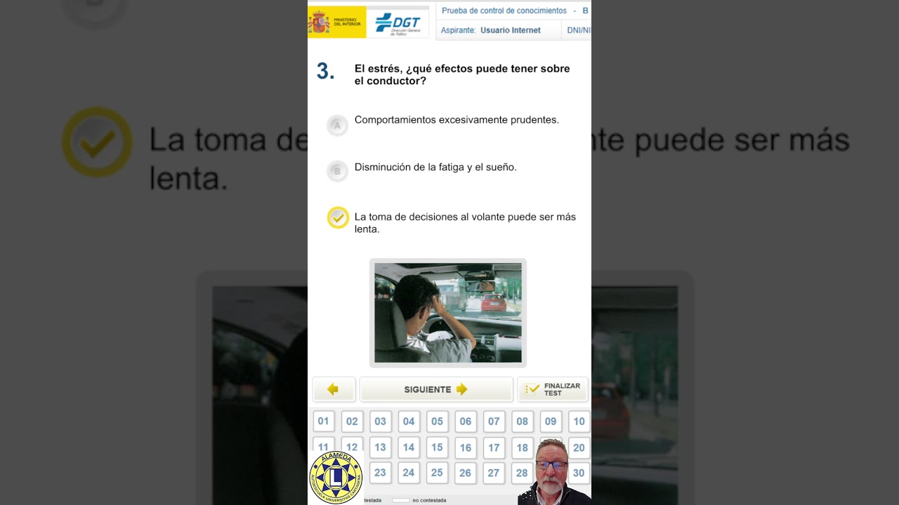 el estrés qué efectos puede tener sobre el conductor