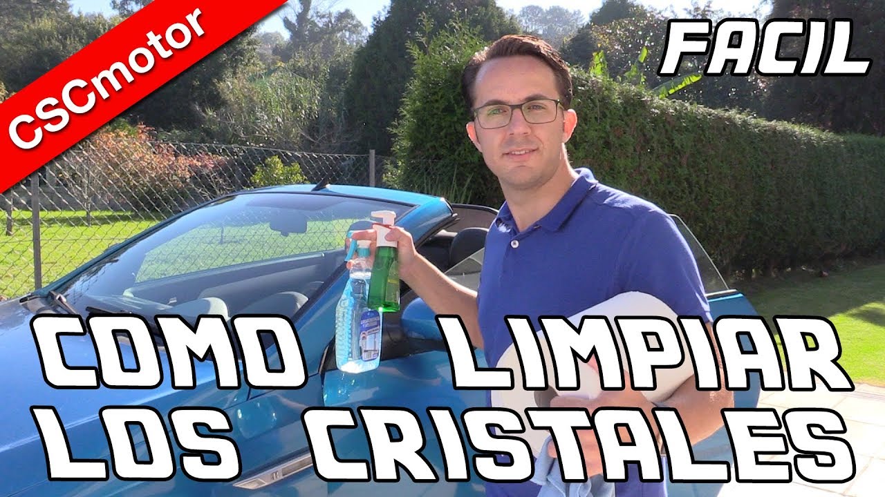limpiar cristales del coche por dentro