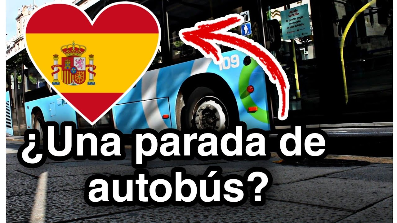 lugar reservado para la parada de autobuses