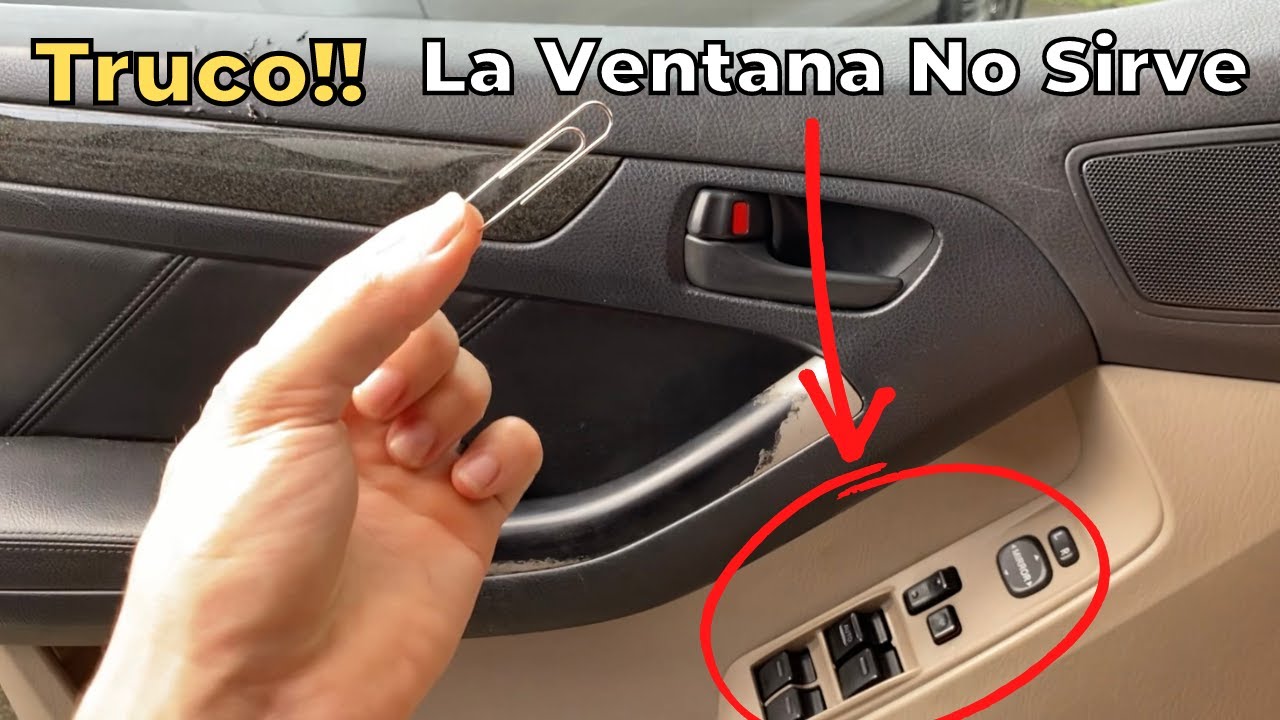 no sube la ventana del coche