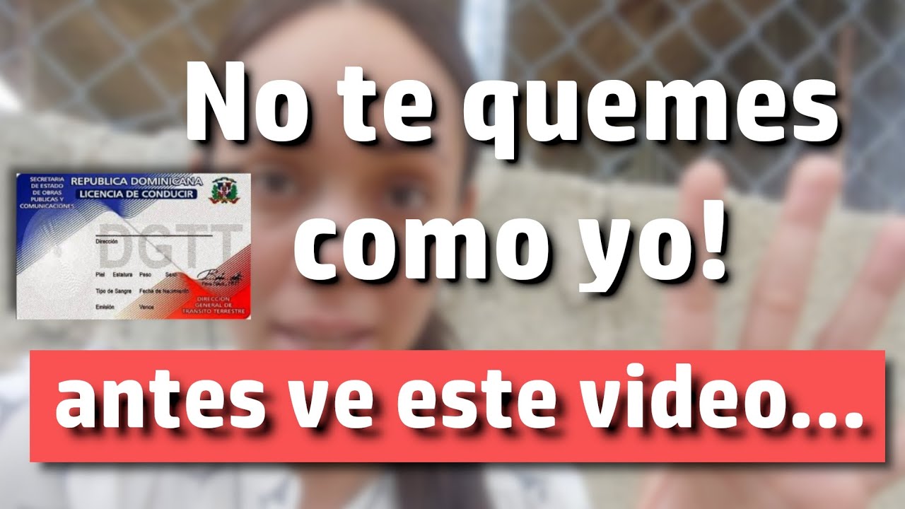 número de licencia de conducir república dominicana