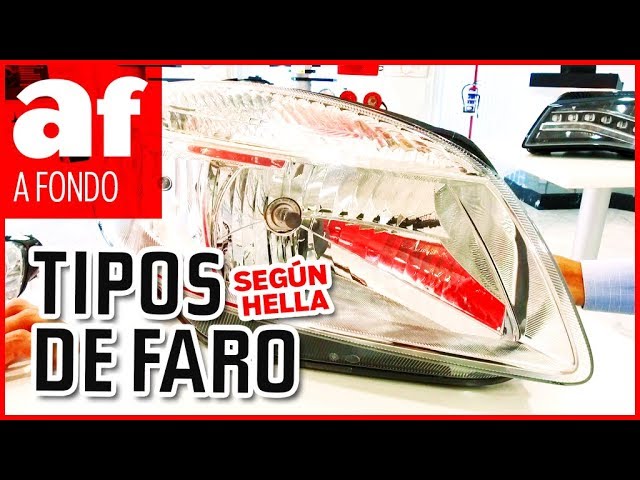 partes de un faro de coche