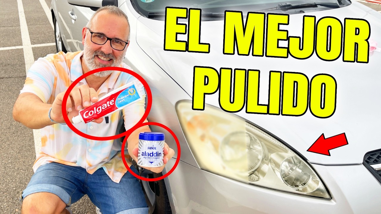 pasta de dientes para pulir faros