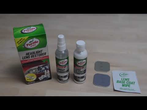 producto para limpiar faros de coche