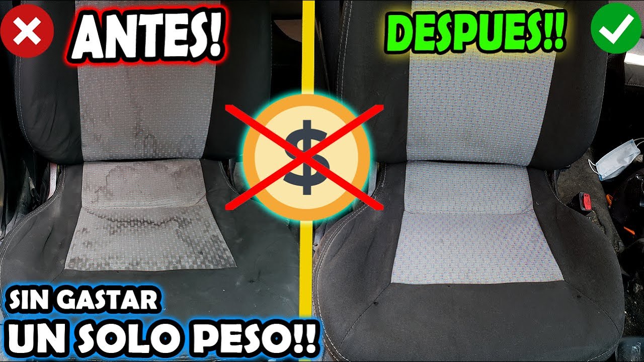 productos caseros para limpiar asientos de coche