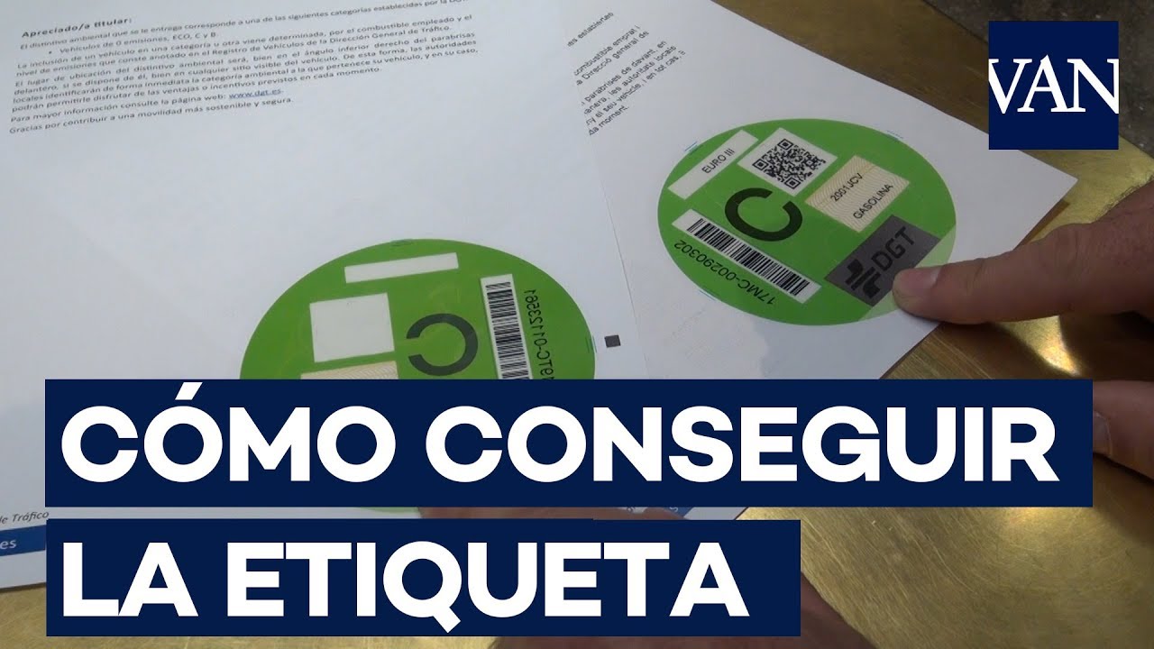que se necesita para pedir la pegatina medioambiental