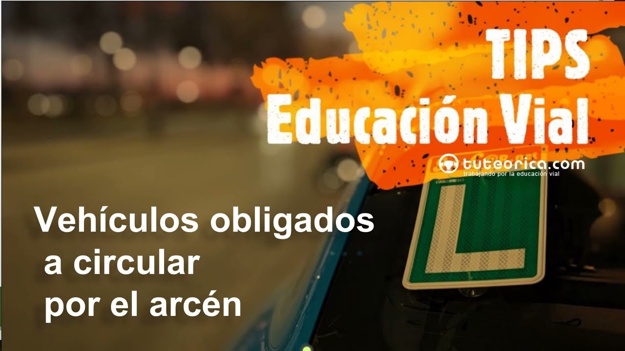 se puede circular por el arcen