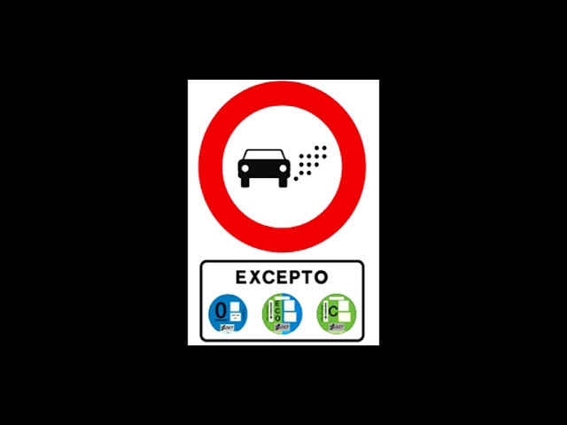 señal de zona de bajas emisiones
