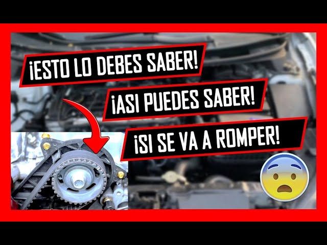 síntomas si se rompe la correa de distribución