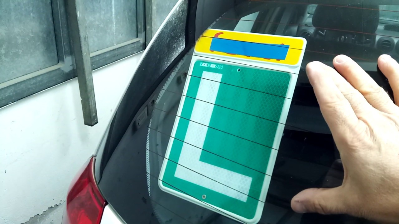 ventosas para la l del coche