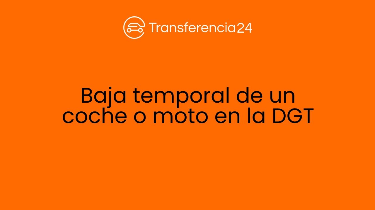 como dar de baja temporal un coche