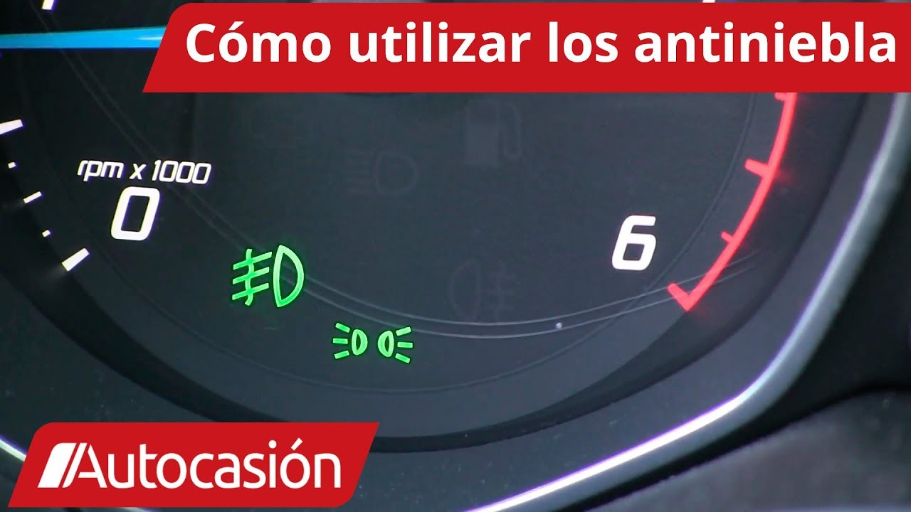 como se ponen las luces antiniebla