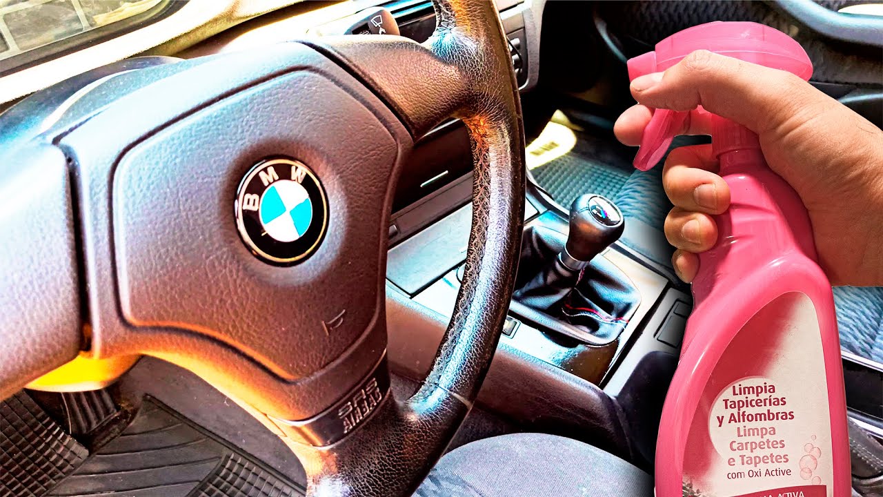 con que producto limpiar el coche por dentro casero