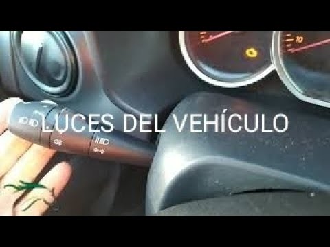 cuadro de luces de un coche