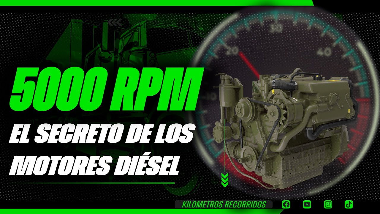 cuantas revoluciones tiene un motor diesel