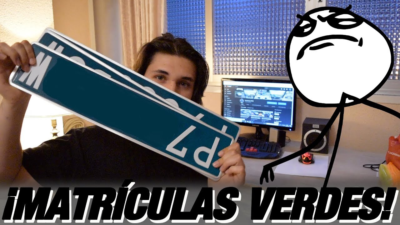 de donde son las matriculas verdes