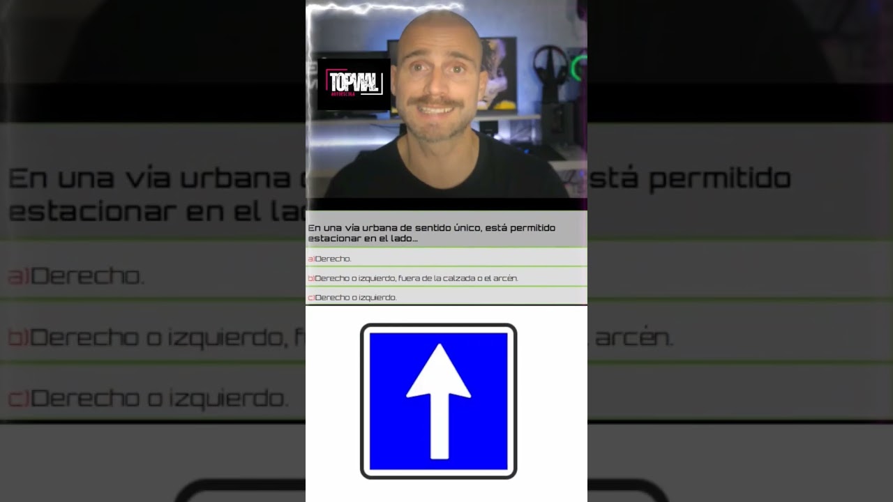en una via interurbana de sentido unico esta permitido estacionar