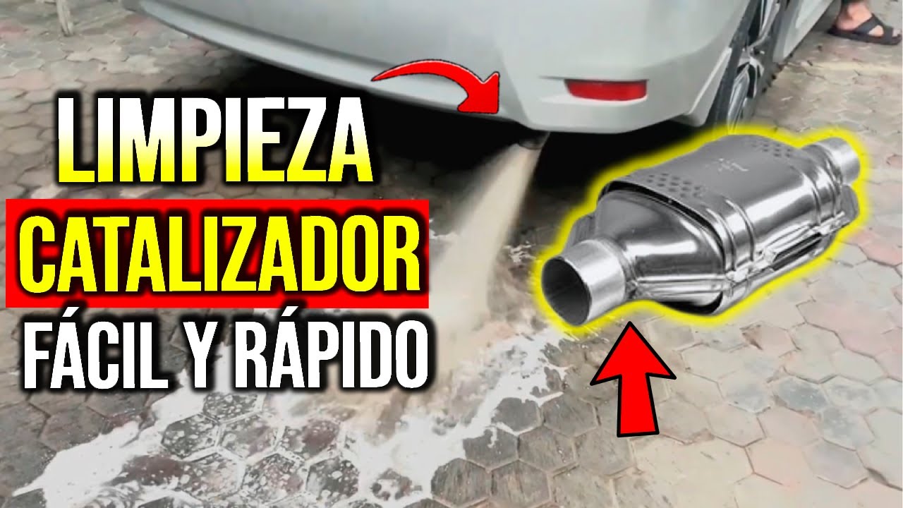 limpiar catalizador con agua a presión