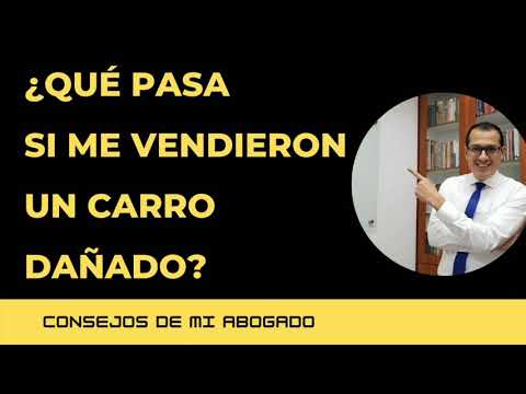 me pueden denunciar por vender un coche en mal estado