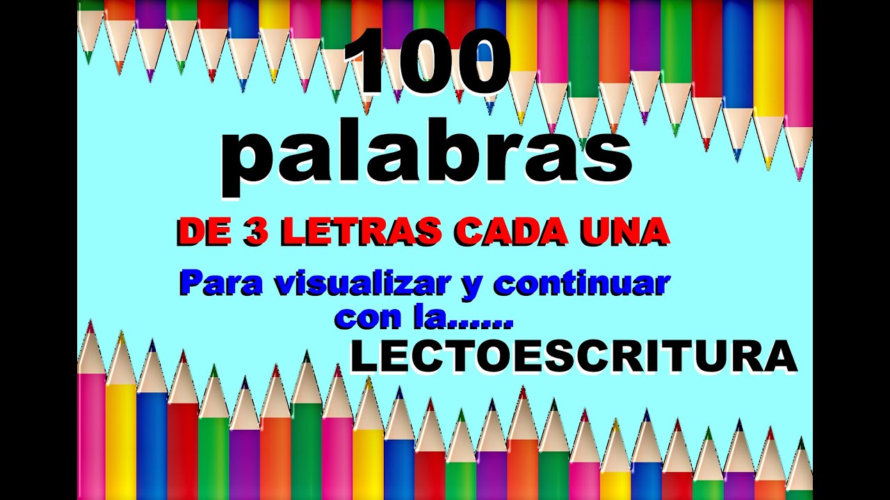 palabras de 3 letras con significado