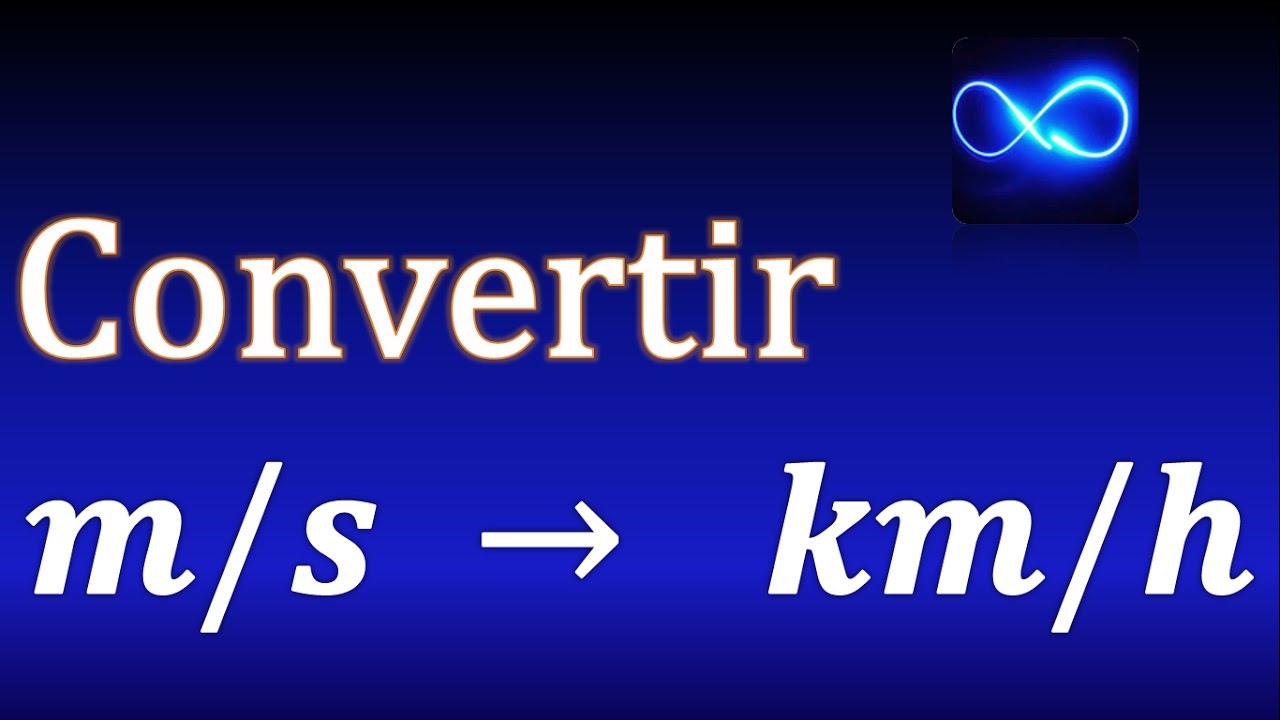 pasar de metros segundo a km hora