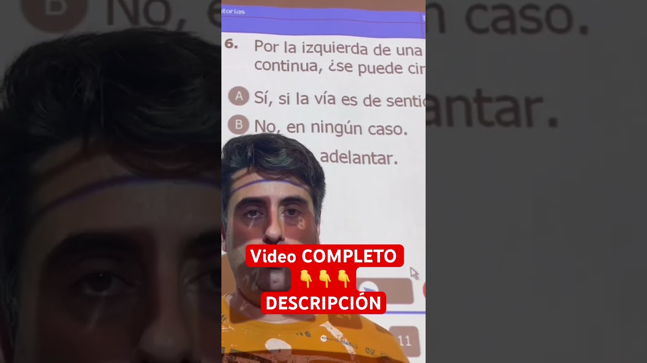 por la izquierda de una línea continua se puede circular