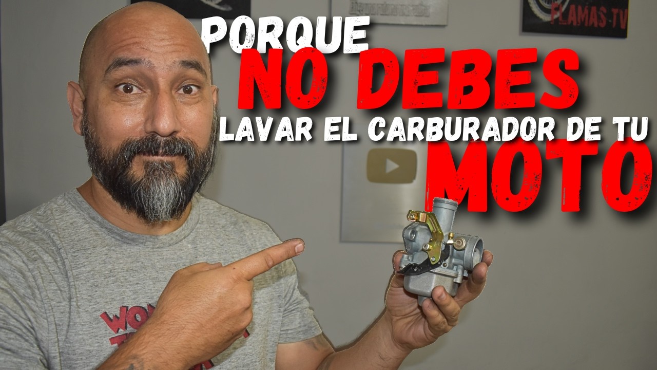qué mantenimiento precisa el carburador del motor de una motocicleta