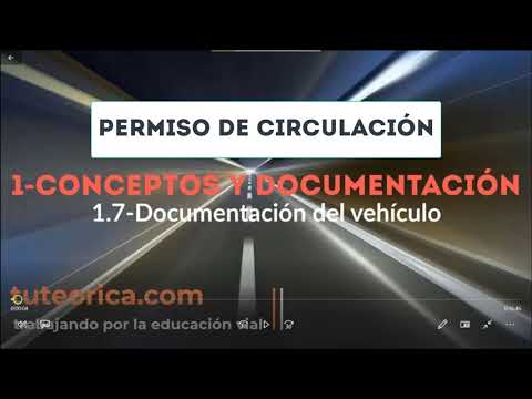 que significa i.1 en el permiso de circulacion