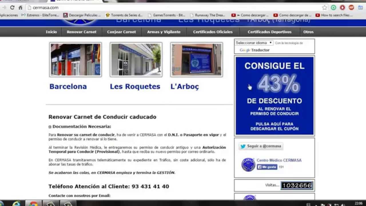 renovar carnet de conducir barcelona barato