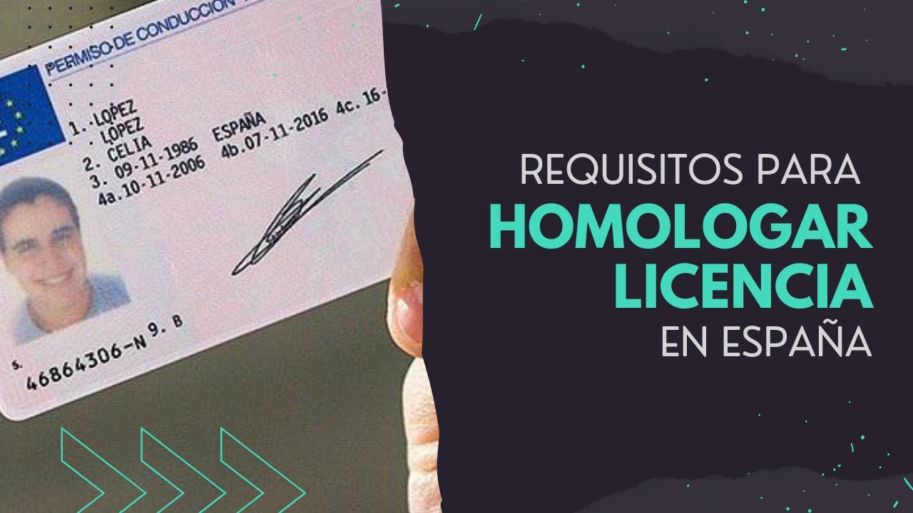 requisitos para homologar carnet de conducir