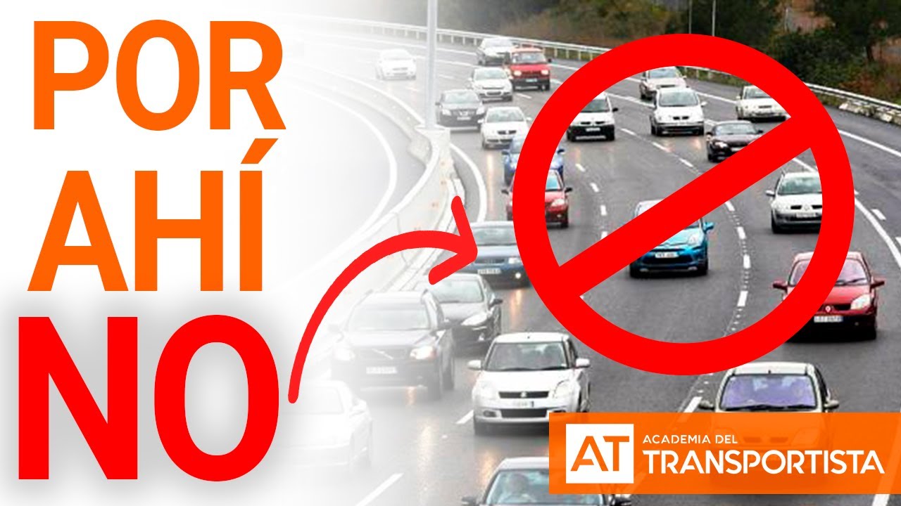 se prohibe circular por autopistas a los