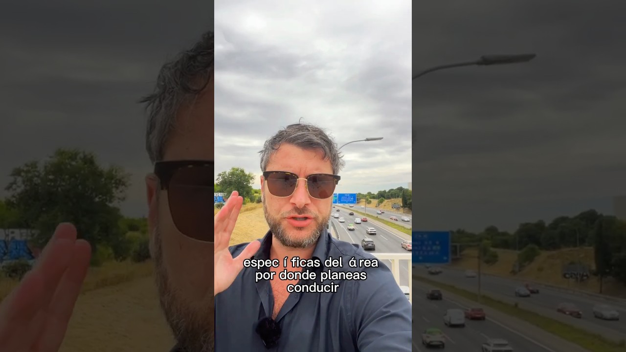 se puede circular por la m-40 sin pegatina