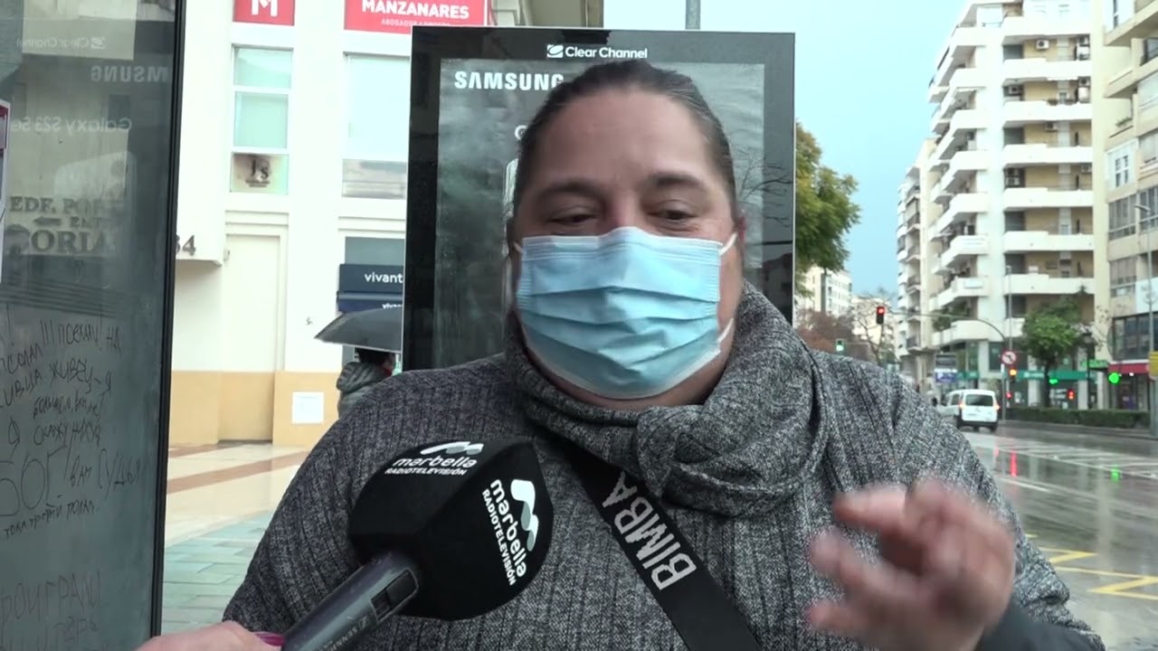 se puede ir sin mascarilla en el bus