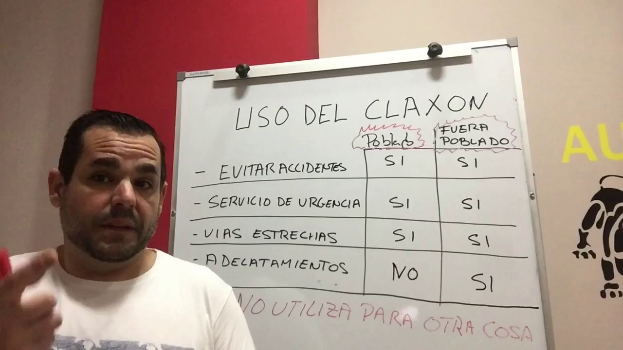 se puede utilizar el claxon en poblado