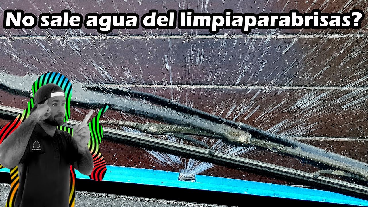 si no tira agua el limpiaparabrisas pasa la itv